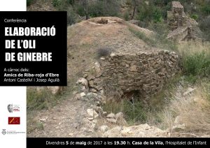 CARTELL elaboració de l'oli de ginebre