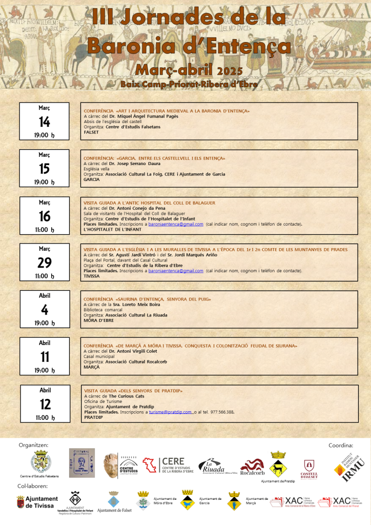 Cartell Baronia Entença MASTER 10.02.2025